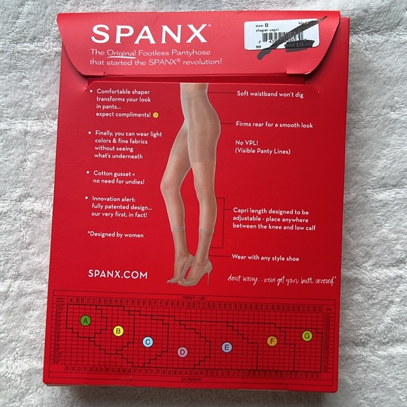SPANX The Original Footless Pantyhose (Power Capri) - Picture 8 of 14